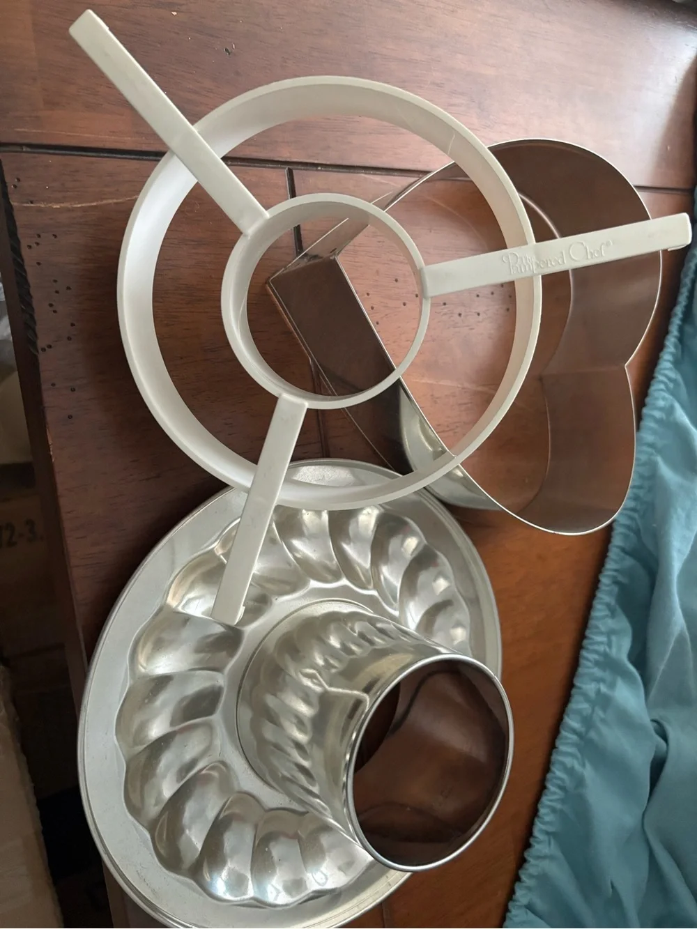 Stainless Steel 3-Piece Baking Set - Silver- Spring form pan